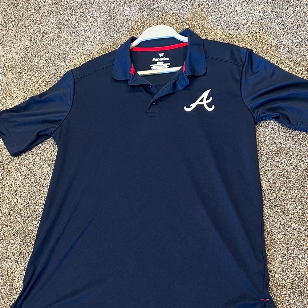 Fanatics Men's Dark Blue Polo with White Logo